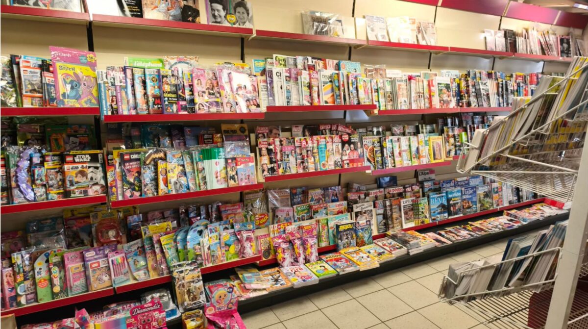 Large choix de magazines au Presstabar